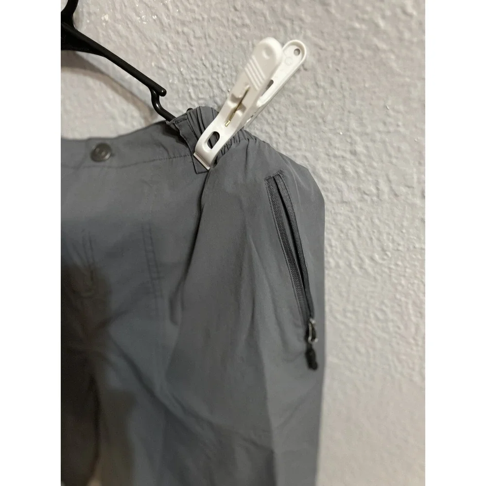 Pudolla Shorts Mens Gray Size XL  Stretch Zipped Pockets‎